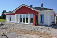 Irsingen, Bungalow Perfekt 112 frei geplant auf Bodenplatte